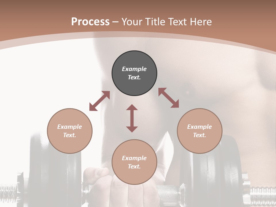 Handsome Male Lifting PowerPoint Template