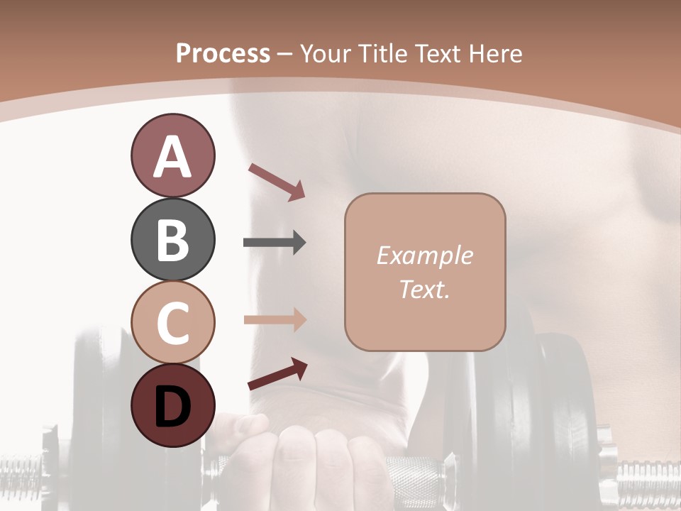 Handsome Male Lifting PowerPoint Template