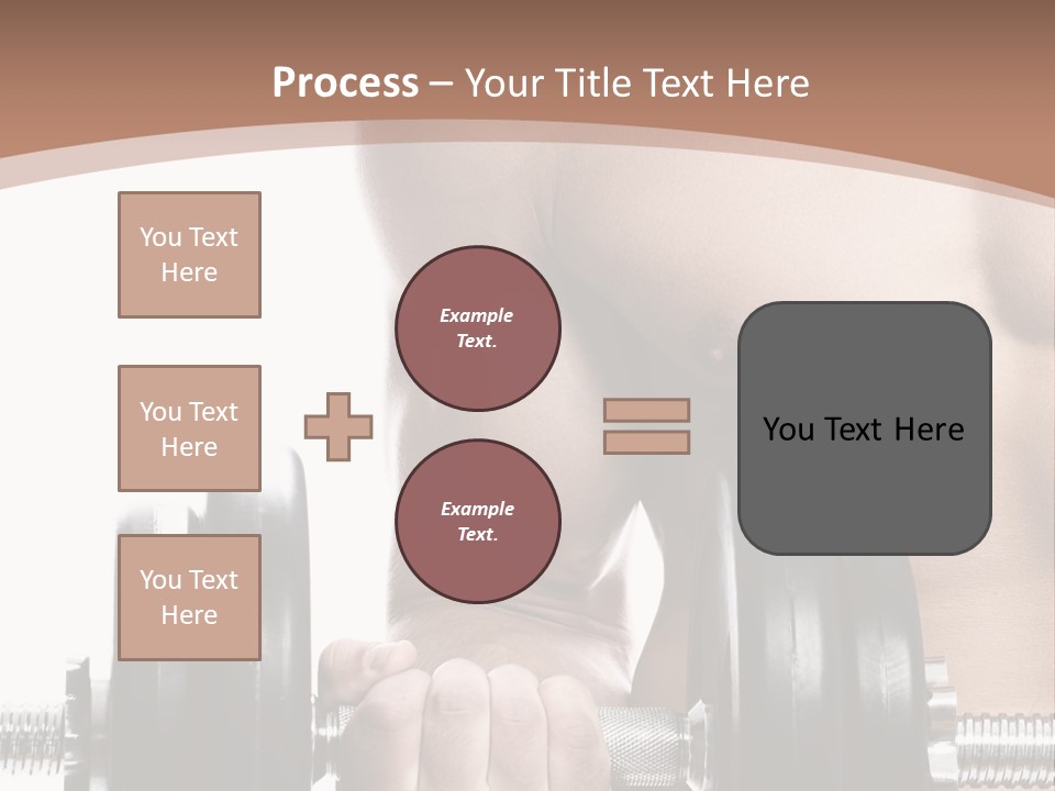 Handsome Male Lifting PowerPoint Template