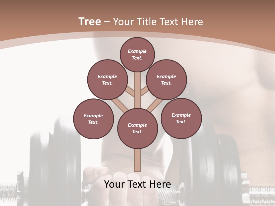 Handsome Male Lifting PowerPoint Template