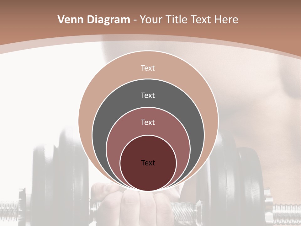 Handsome Male Lifting PowerPoint Template