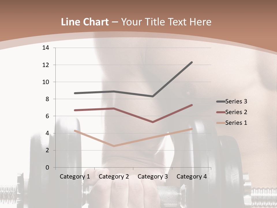 Handsome Male Lifting PowerPoint Template