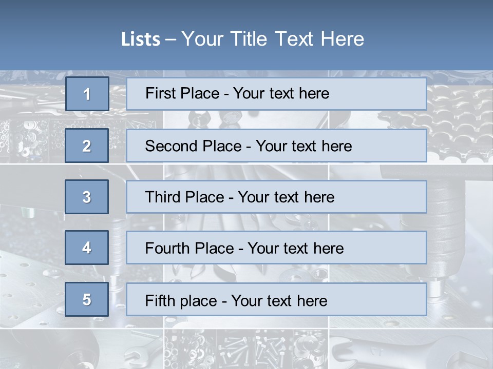 Still Manual Tool PowerPoint Template