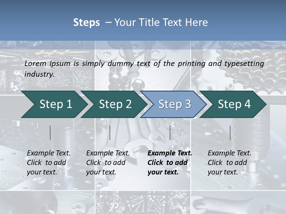 Still Manual Tool PowerPoint Template
