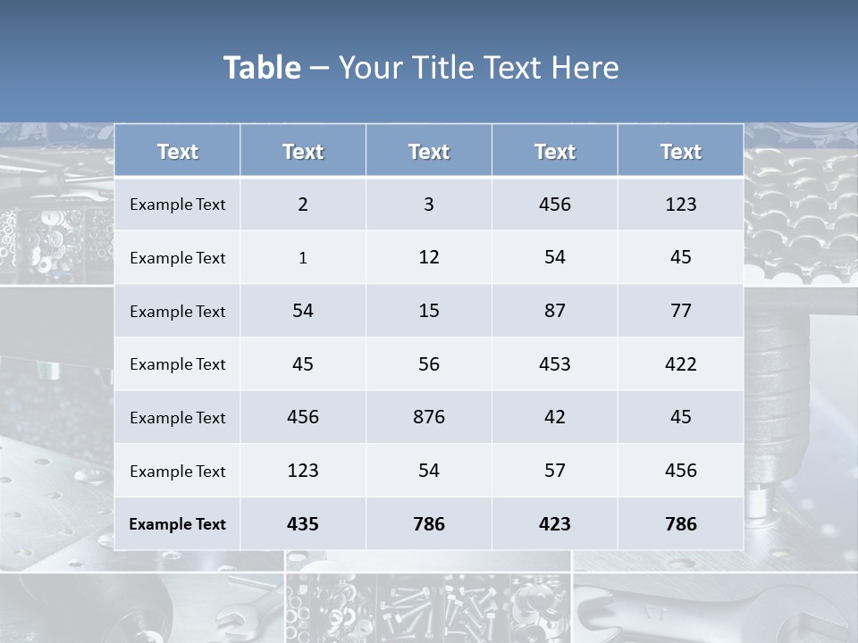 Still Manual Tool PowerPoint Template