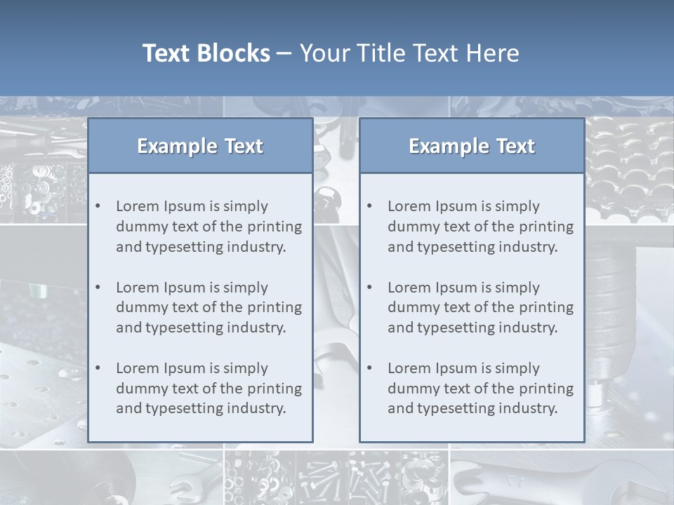 Still Manual Tool PowerPoint Template
