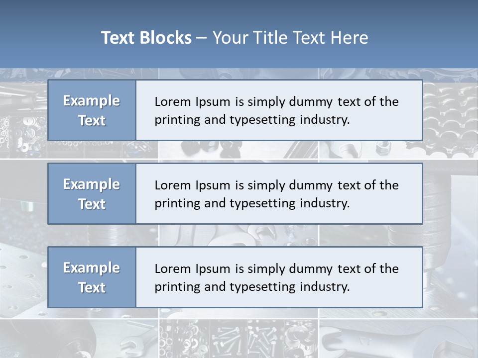 Still Manual Tool PowerPoint Template