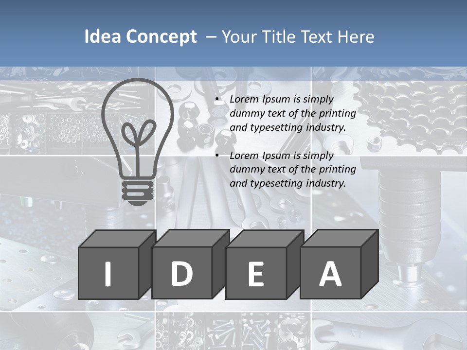 Still Manual Tool PowerPoint Template