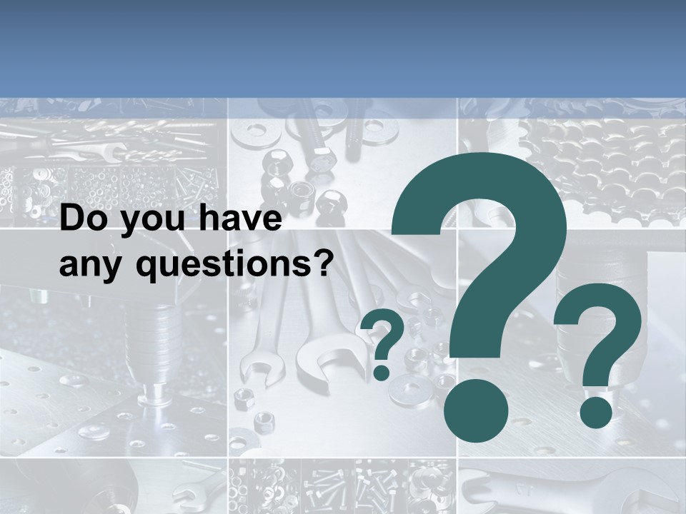 Still Manual Tool PowerPoint Template