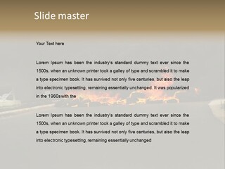 Inferno Pollution Destruction PowerPoint Template