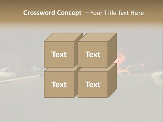 Inferno Pollution Destruction PowerPoint Template