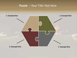 Inferno Pollution Destruction PowerPoint Template