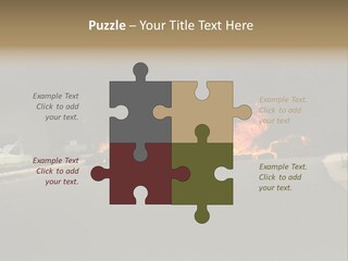 Inferno Pollution Destruction PowerPoint Template