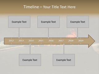 Inferno Pollution Destruction PowerPoint Template