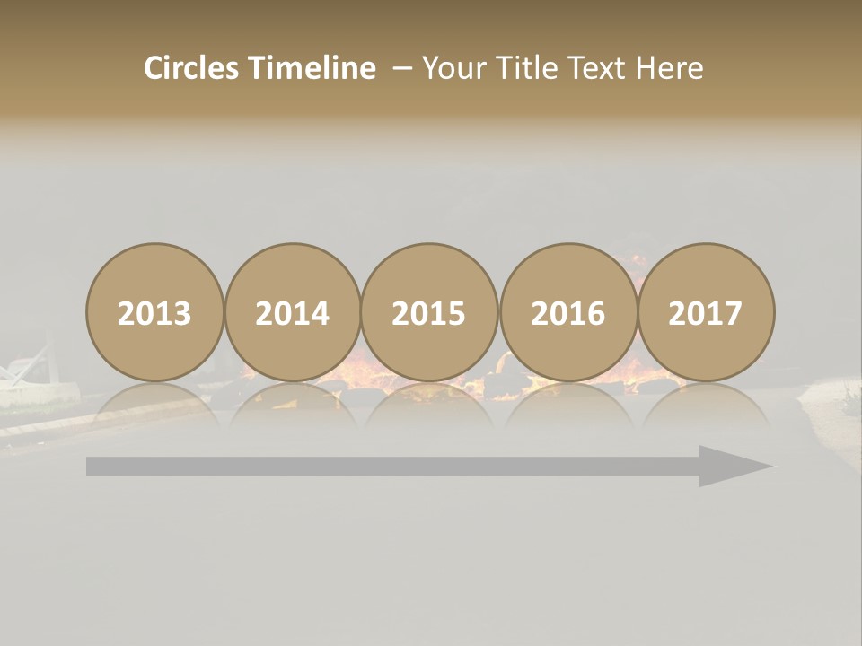 Inferno Pollution Destruction PowerPoint Template