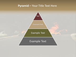 Inferno Pollution Destruction PowerPoint Template