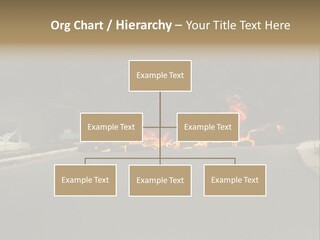 Inferno Pollution Destruction PowerPoint Template