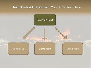 Inferno Pollution Destruction PowerPoint Template