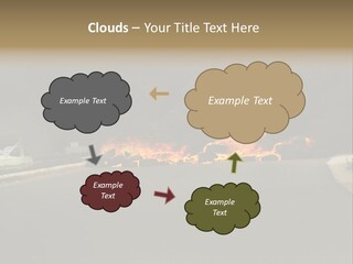 Inferno Pollution Destruction PowerPoint Template