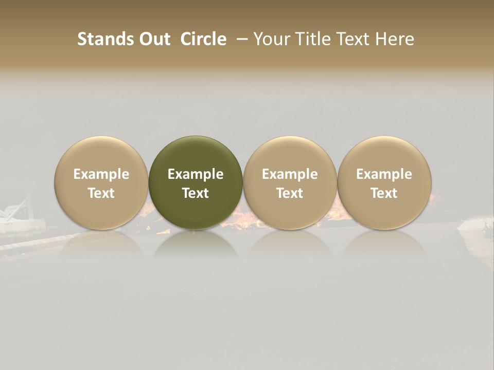 Inferno Pollution Destruction PowerPoint Template