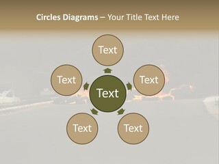 Inferno Pollution Destruction PowerPoint Template