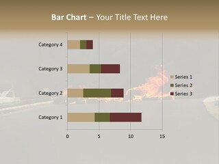 Inferno Pollution Destruction PowerPoint Template