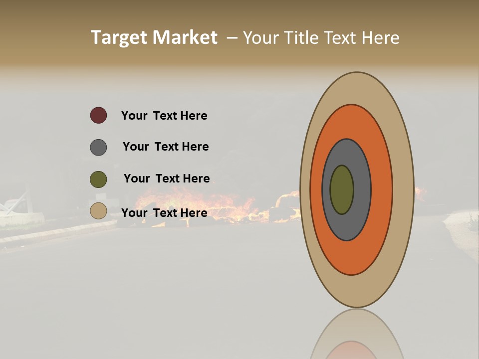 Inferno Pollution Destruction PowerPoint Template