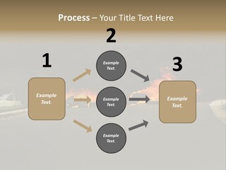 Inferno Pollution Destruction PowerPoint Template