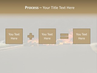 Inferno Pollution Destruction PowerPoint Template