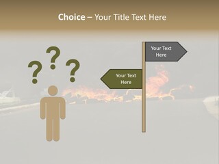 Inferno Pollution Destruction PowerPoint Template