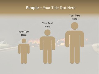 Inferno Pollution Destruction PowerPoint Template