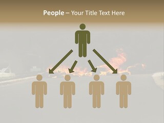 Inferno Pollution Destruction PowerPoint Template