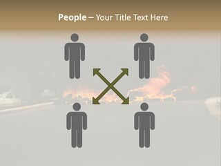 Inferno Pollution Destruction PowerPoint Template