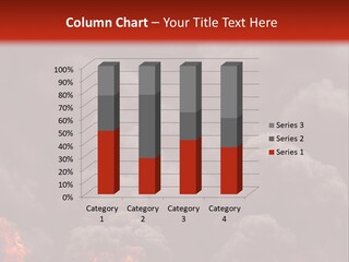 Explosive Fiery Black PowerPoint Template