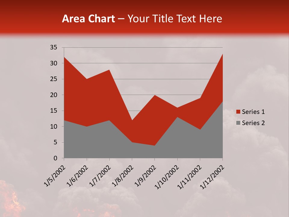 Explosive Fiery Black PowerPoint Template