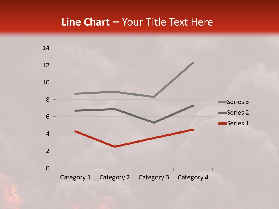Explosive Fiery Black PowerPoint Template