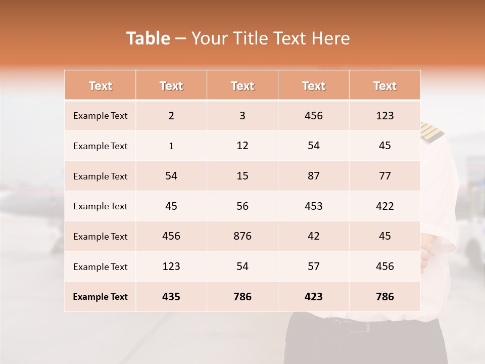 Instructor Aviation Handsome PowerPoint Template