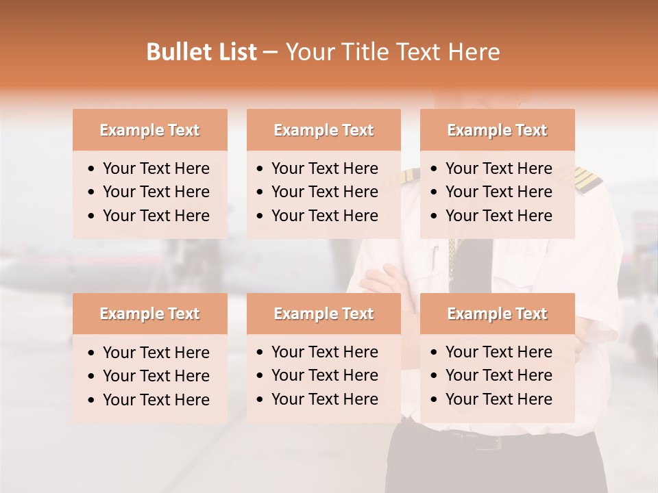 Instructor Aviation Handsome PowerPoint Template