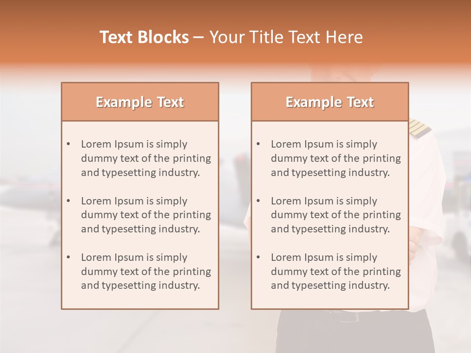 Instructor Aviation Handsome PowerPoint Template