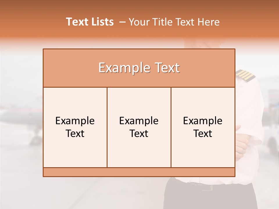 Instructor Aviation Handsome PowerPoint Template
