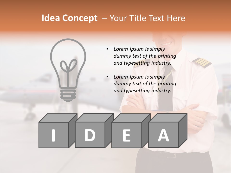 Instructor Aviation Handsome PowerPoint Template