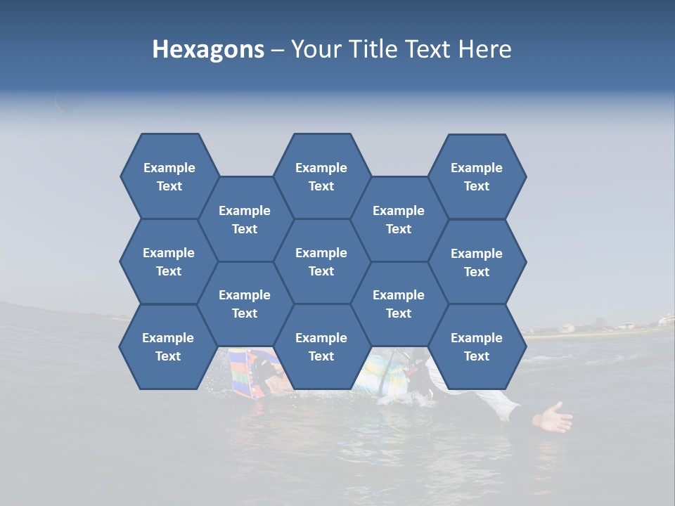 Beach Cutting Wake PowerPoint Template