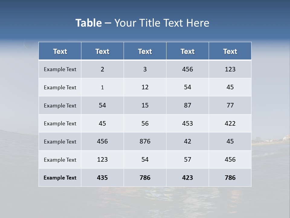 Beach Cutting Wake PowerPoint Template