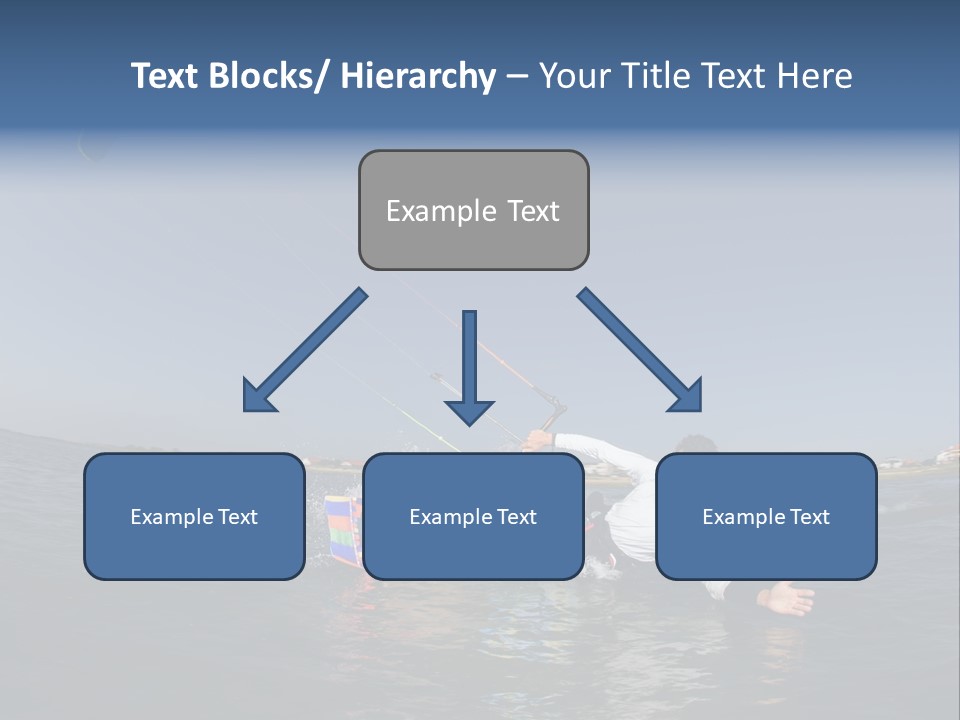 Beach Cutting Wake PowerPoint Template