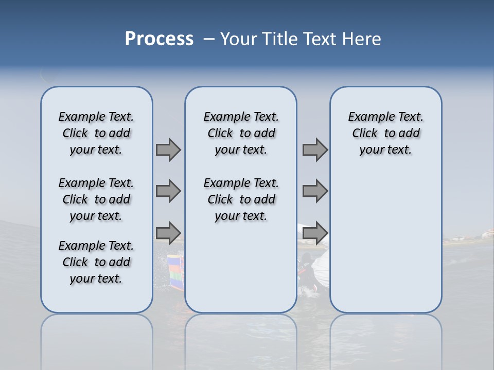 Beach Cutting Wake PowerPoint Template