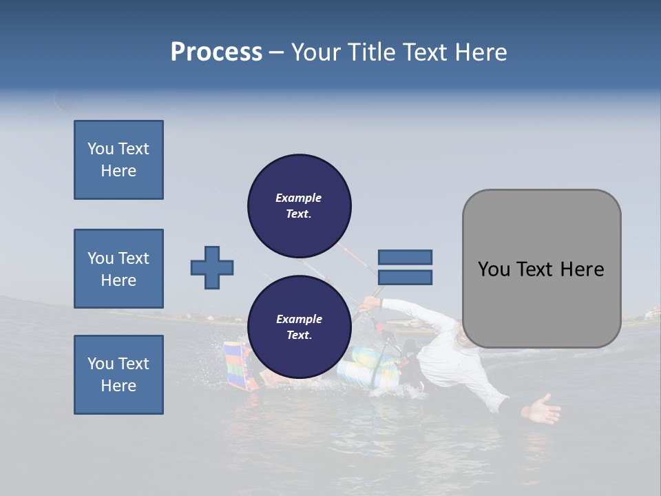 Beach Cutting Wake PowerPoint Template