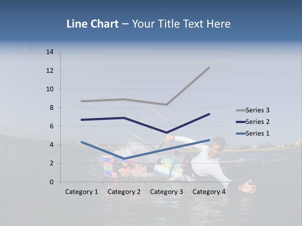 Beach Cutting Wake PowerPoint Template