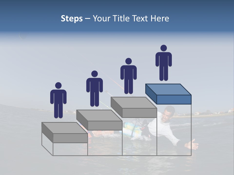 Beach Cutting Wake PowerPoint Template