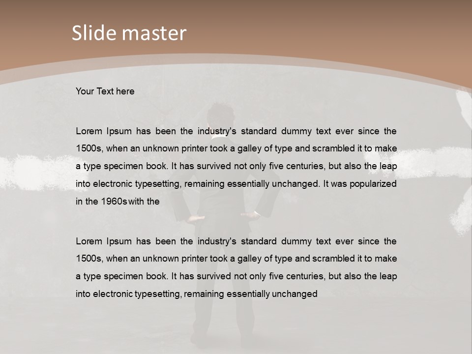 Career Manager Signal PowerPoint Template