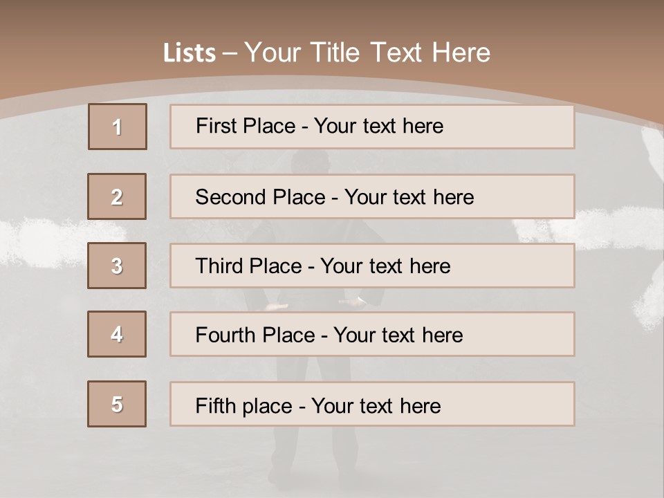 Career Manager Signal PowerPoint Template